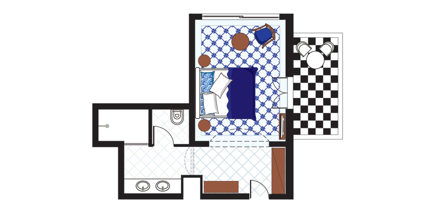 CΑ-Caramel-Junior-Suite-floorplan
